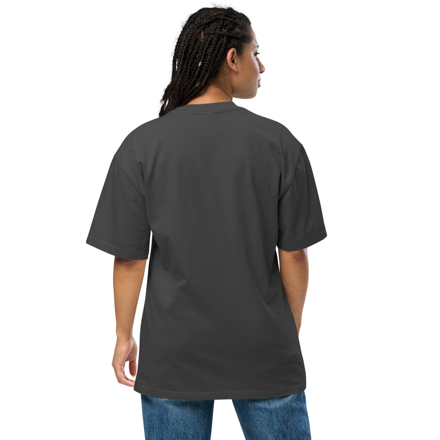 Studio POW! Faded Oversized Logo T-Shirt Purple – Everyday Statement