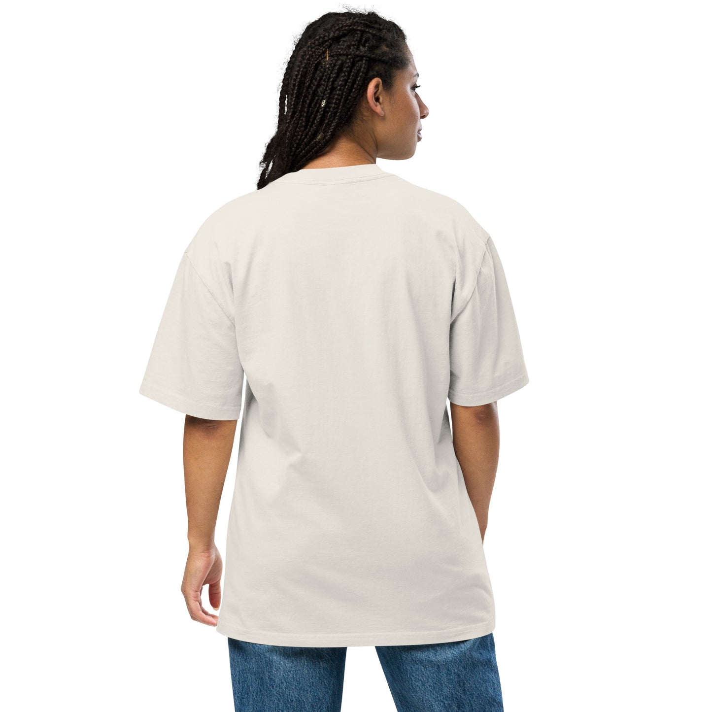 Studio POW! Faded Oversized Logo T-Shirt Green – Everyday Statement