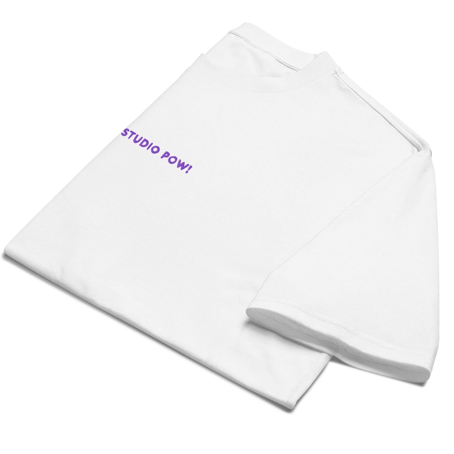 Studio POW! Heavy Logo T-Shirt Purple – Everyday Statement