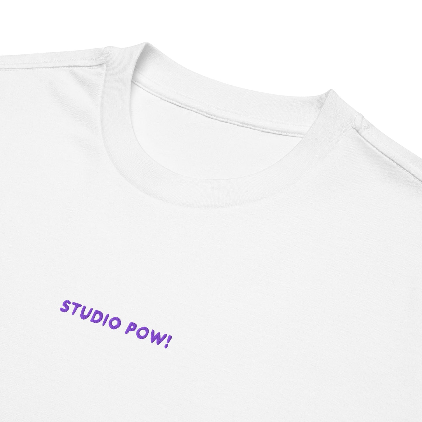 Studio POW! Heavy Logo T-Shirt Purple – Everyday Statement
