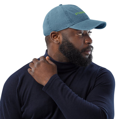 Studio POW! Logo Cap Denim Green – Everyday Statement