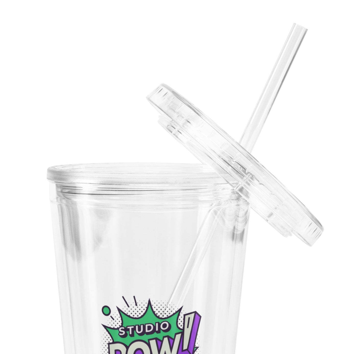 Studio POW! Logo Acrylic Cup – Statement to Go