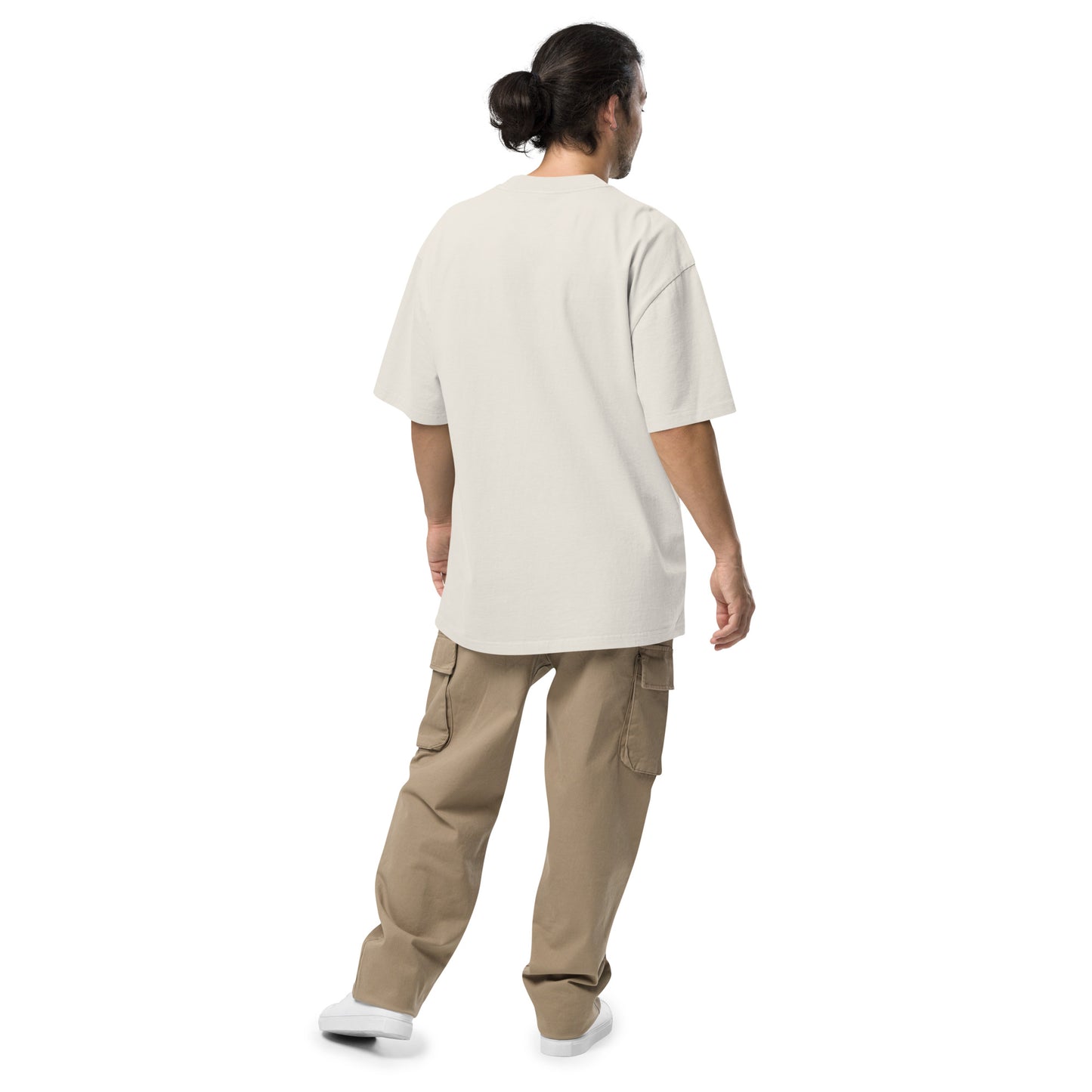 Studio POW! Faded Oversized Logo T-Shirt Purple – Everyday Statement