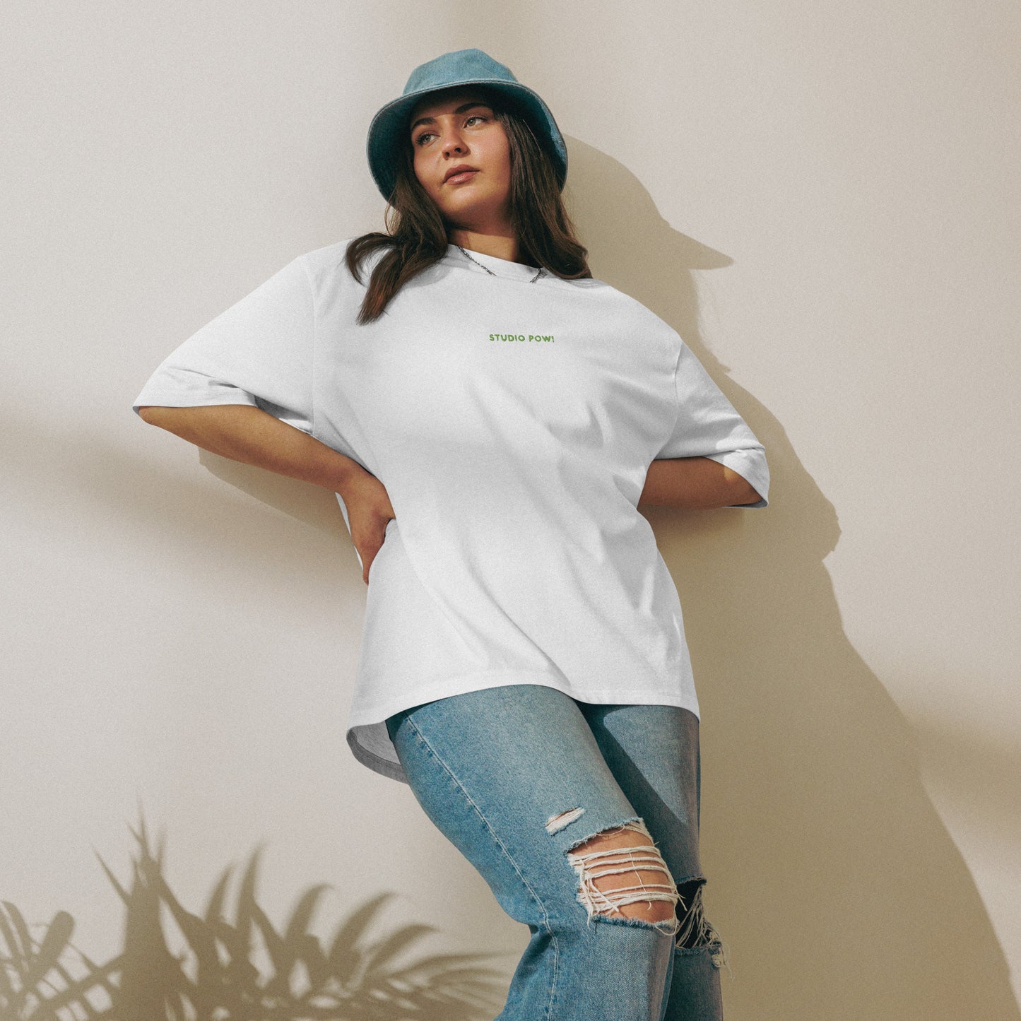Studio POW! Heavy Logo T-Shirt Green – Everyday Statement