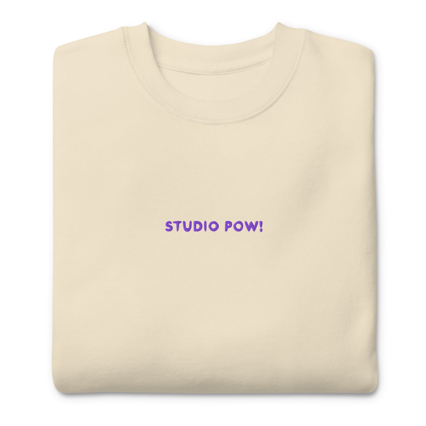 Studio POW! Logo Sweater Purple – Everyday Statement