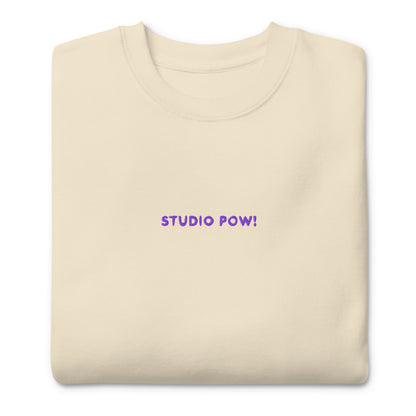 Studio POW! Logo Sweater Purple – Everyday Statement