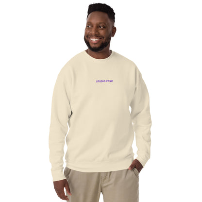 Studio POW! Logo Sweater Purple – Everyday Statement