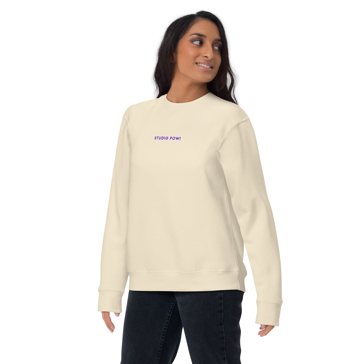 Studio POW! Logo Sweater Purple – Everyday Statement