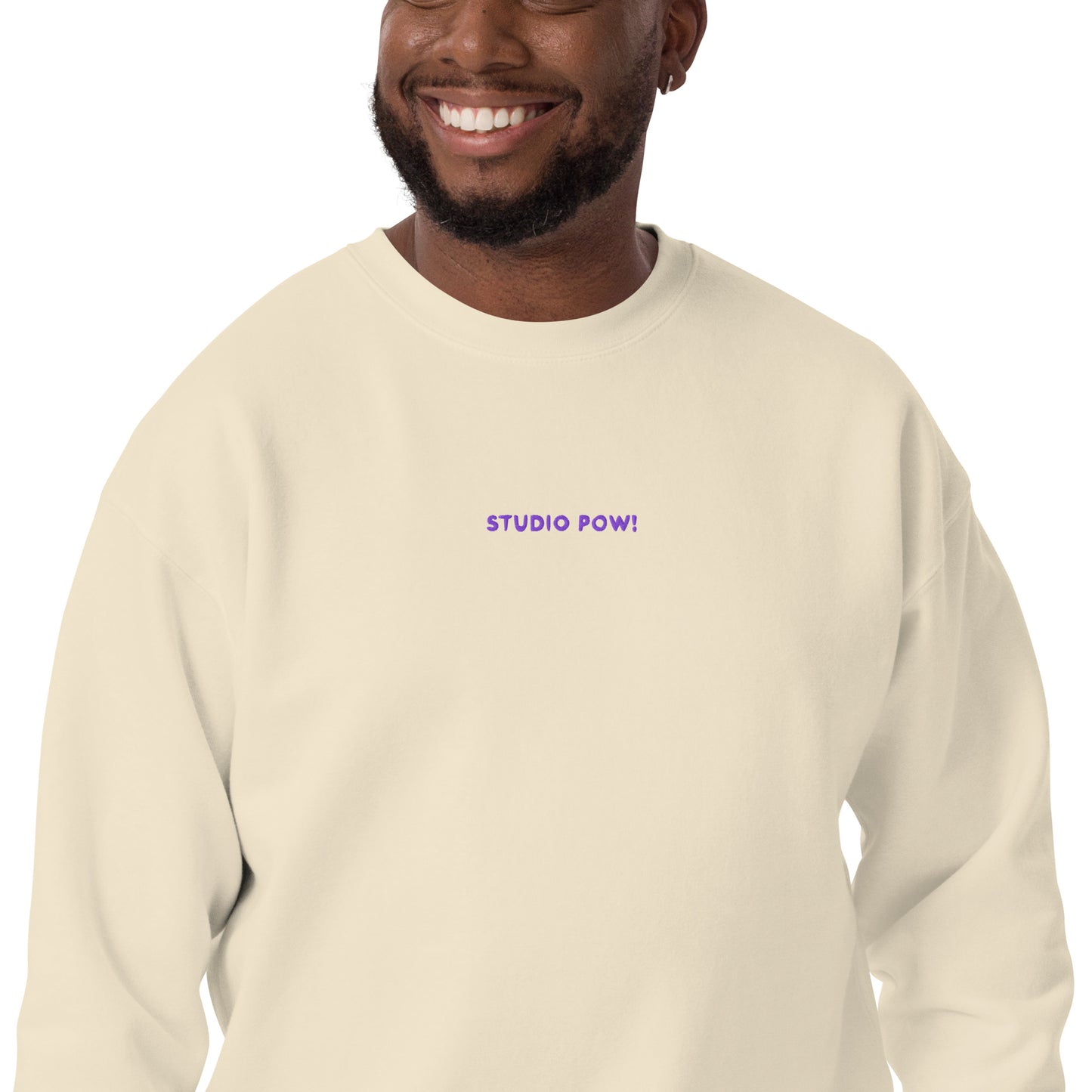 Studio POW! Logo Sweater Purple – Everyday Statement